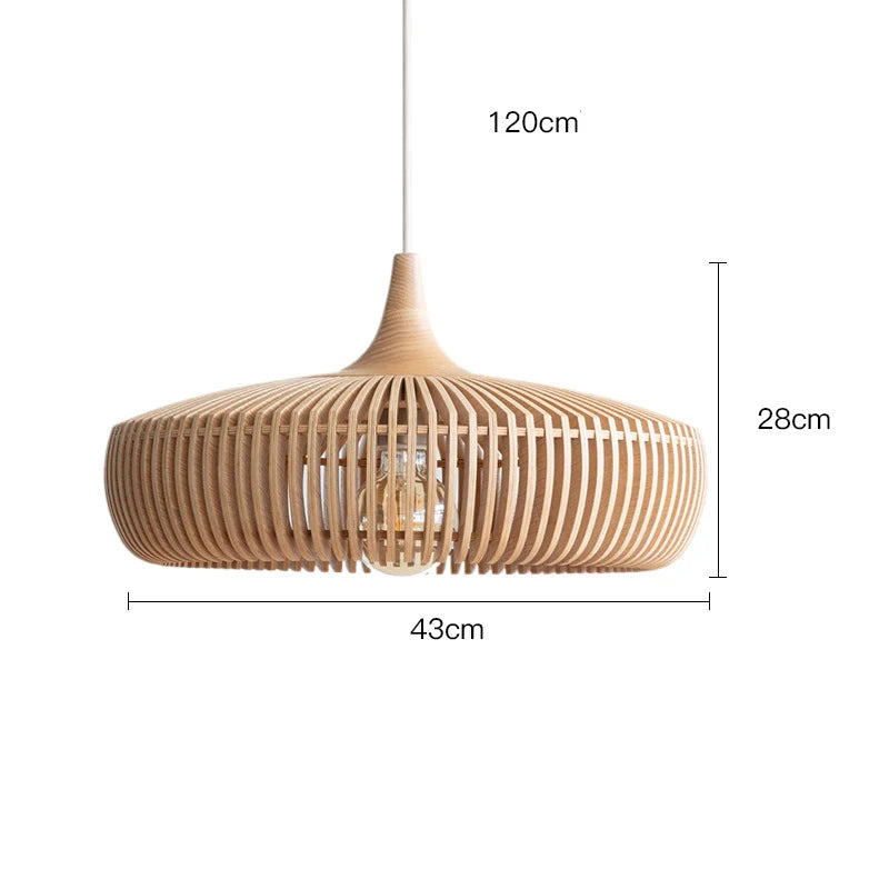 Wabi-Sabi Minimalist Hänglampa LED – Genombruten Vintage Köksö & Sovrum