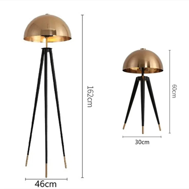 Golvlampa Tripodstativ – Vintage Design
