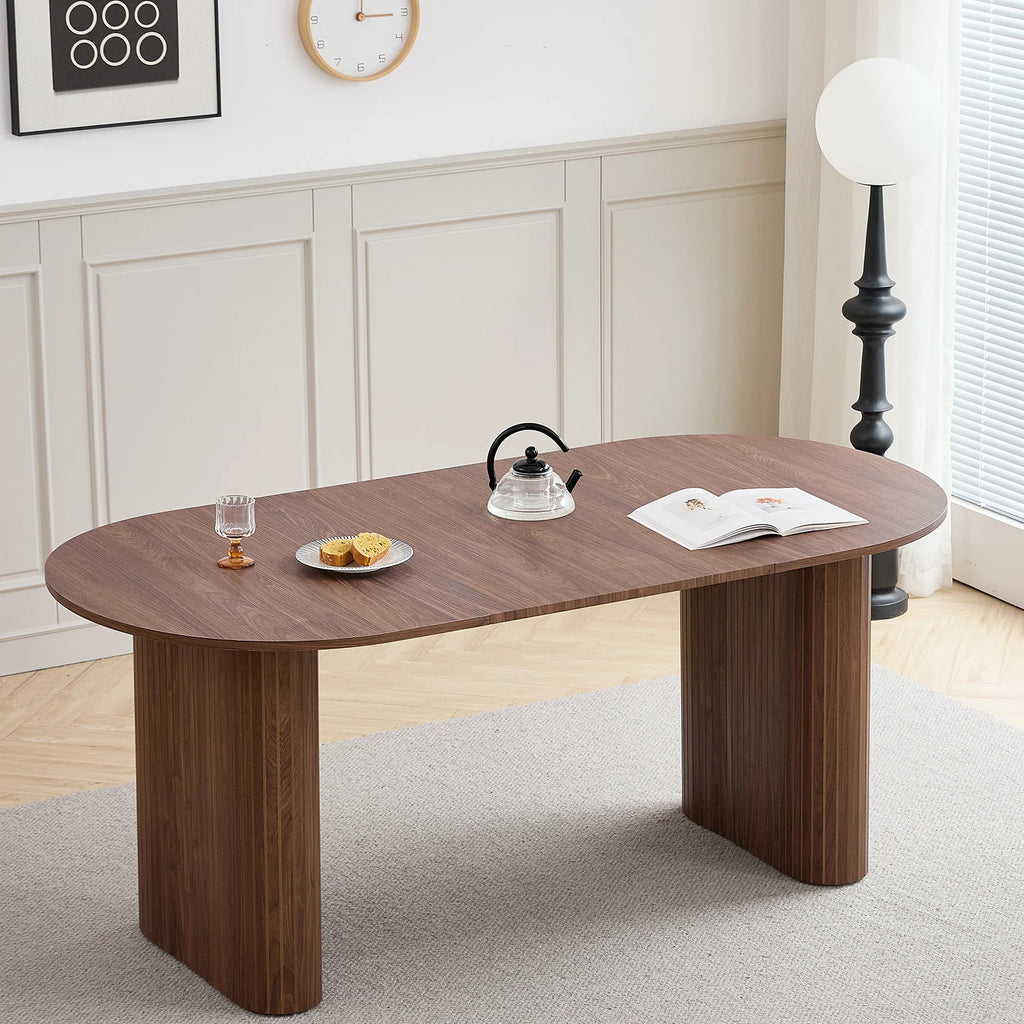 Matbord Ovalt 180x90 cm – Massivt Trä