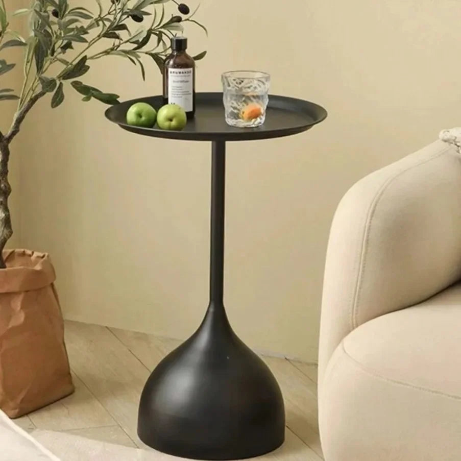 Litet Sidobord Nordisk Järn – Runt, Soffa