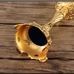 2-Pack Guld & Silver Ljusstake Europeisk – Bröllop Metallbordsdekor