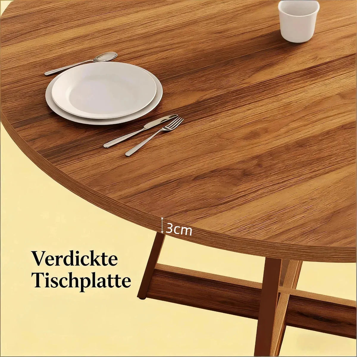 Litet Runt Köksbord – Kompakt Bistro & Matbord