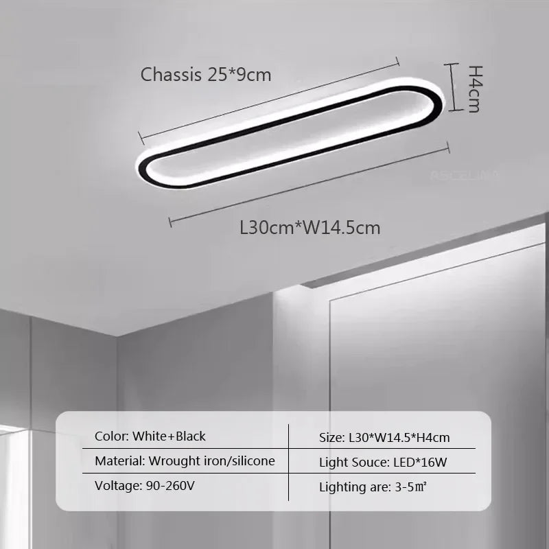 Modern LED Taklampa – Vardagsrum, Sovrum & Hall