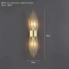 Ljuslyx Guld LED Vägglampa – Vardagsrum & Trappa