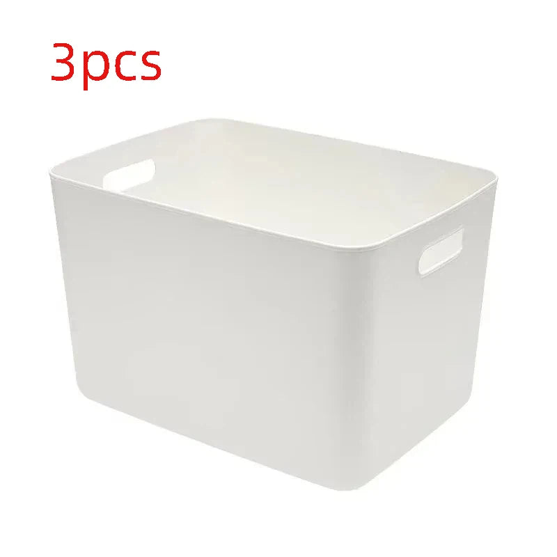 1/3-Pack Plastförvaringslåda Skrivbord – Kök, Leksaker, Snacks & Kosmetika