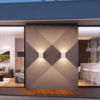 LED Vägglampa 12W IP65 – Upp & Ner Veranda & Trädgård