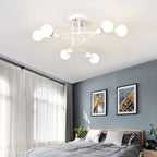 Nordisk Minimalist Hänglampa LED – Svart & Guld
