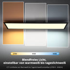 LED Taklampa 40W 4400lm – CCT Fjärrkontroll Vardagsrum