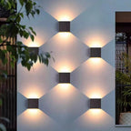 LED Vägglampa 12W IP65 – Upp & Ner Veranda & Trädgård