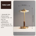 Lyxig Guld Glasgolvlampa Retro – Svamp Metalldesign