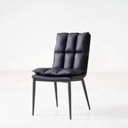 Designmatstol – Stoppad Lyxstol i Metall