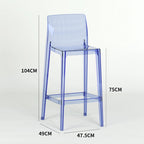 Transparent Akryl Barpall – Skandinavisk Stil