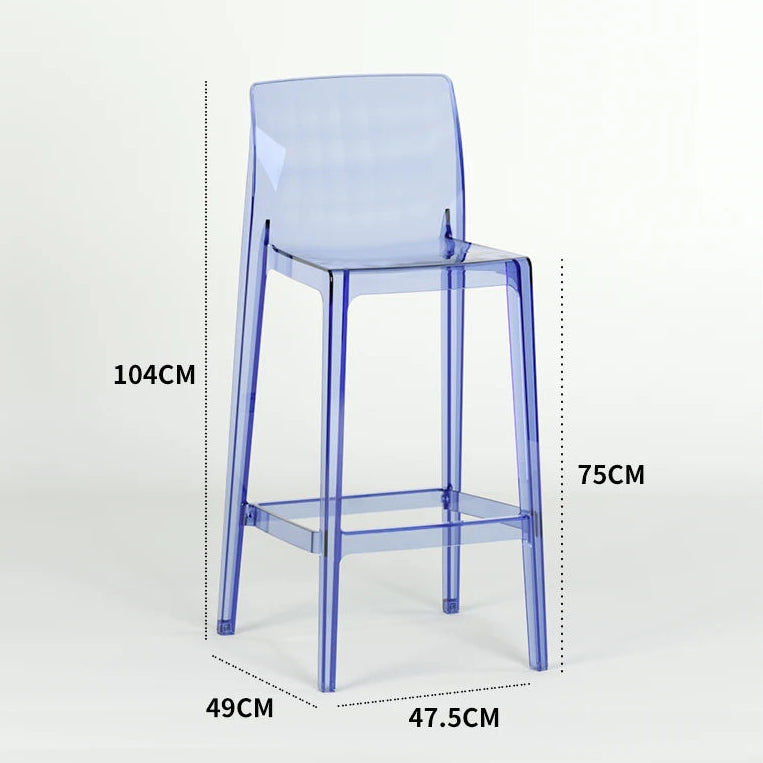 Transparent Akryl Barpall – Skandinavisk Stil