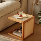 Rattansidobord Japansk Stil – Multifunktionell