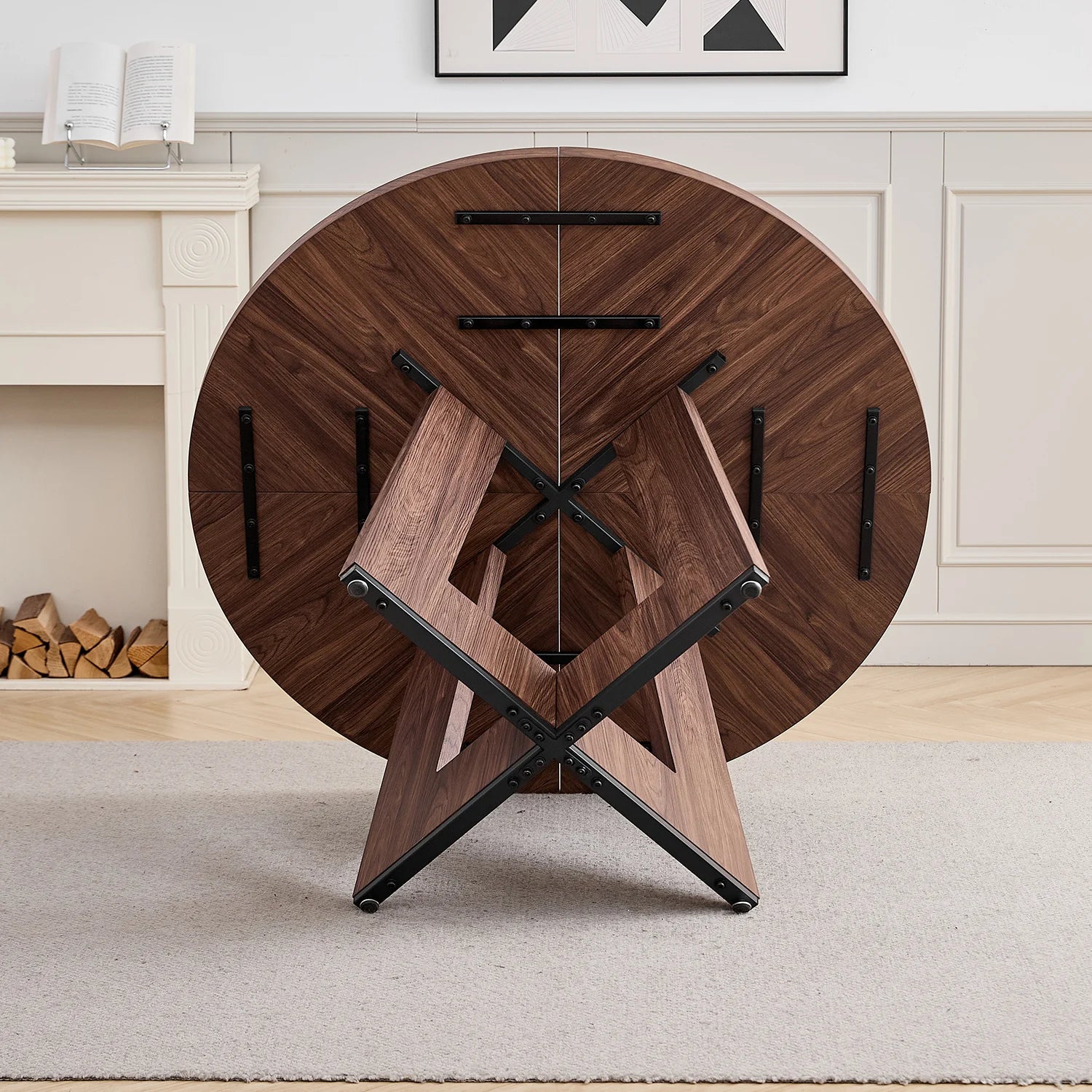 Runt Matbord 120 cm – 4-6 Pers, Kök & Matsal