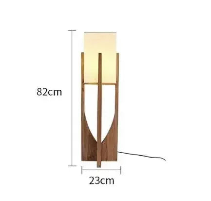 Nordisk Designer Trä Golvlampa – Teahouse & Hotell