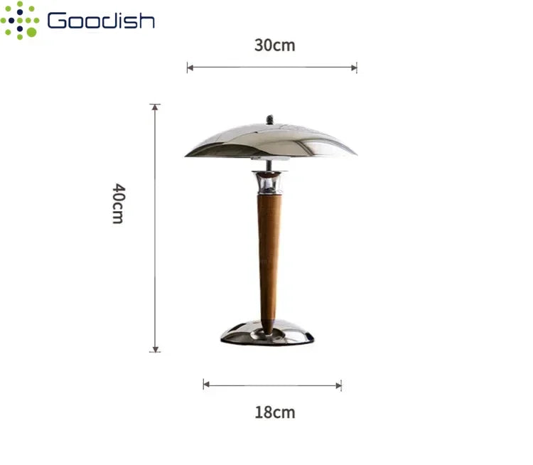 Japansk Wabi-Sabi Golvlampa Trä & Järn – Kreativ Sovrum & Vardagsrum