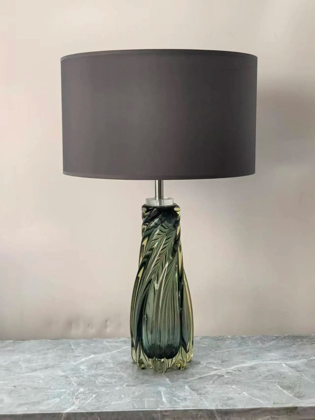 Kreativ Glasbordslampa Grön – Lyxig Hotell & Villa E27