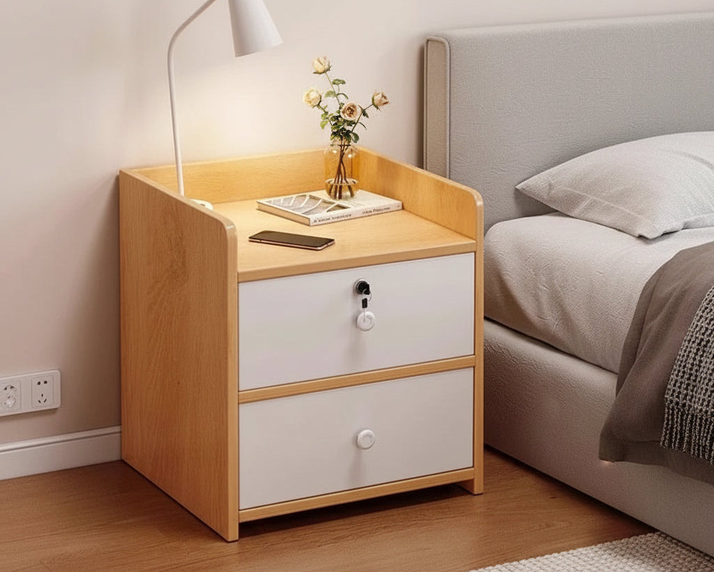 Nattduksbord Modern Nordisk – Låsbar Låda