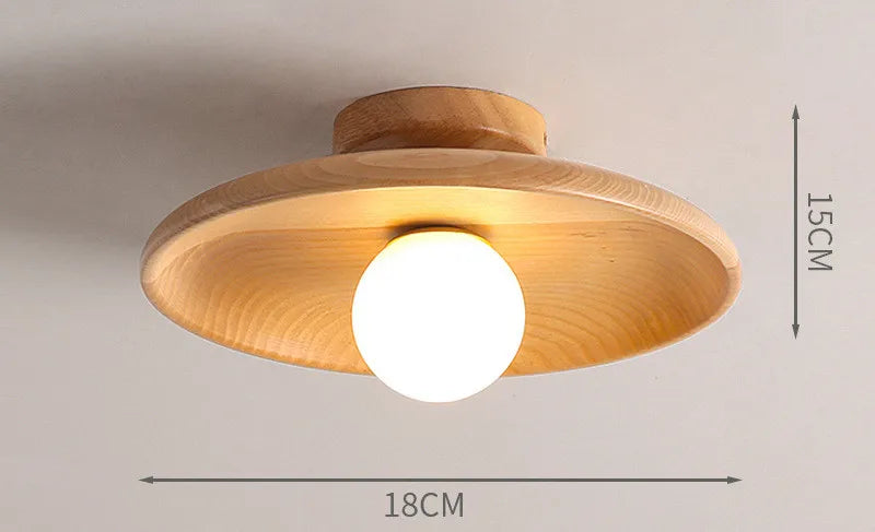 Modern Trä Taklampa Valnöt G9 – Korridor & Trappa
