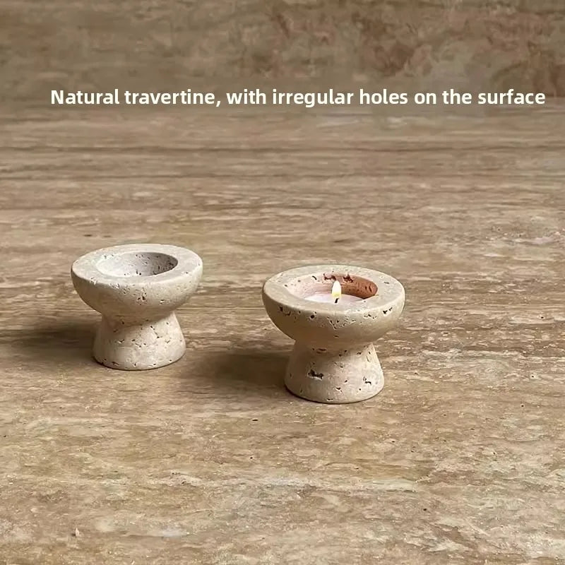 100% Naturlig Marmor Ljusstake – Romantisk Designer Hotell & Restaurant