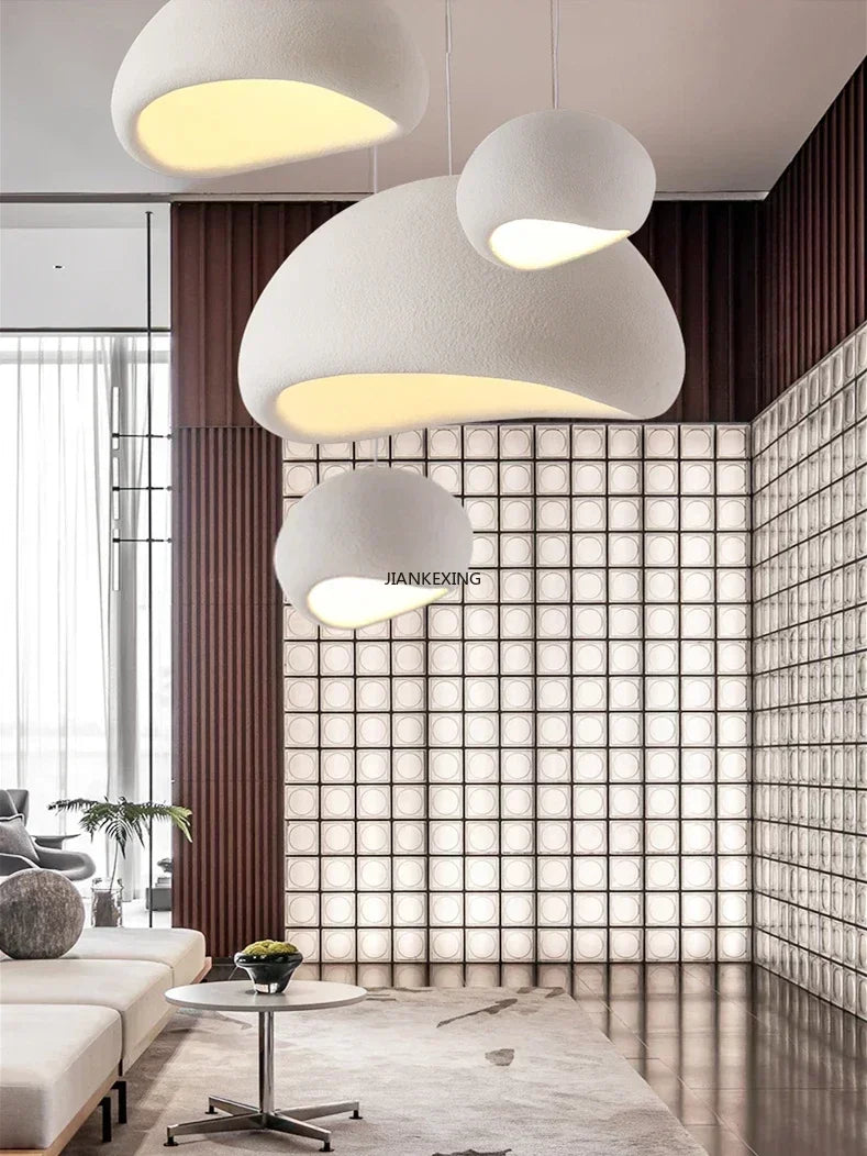 Handgjord Wabi-Sabi Hänglampa LED – Restaurant & Köksö