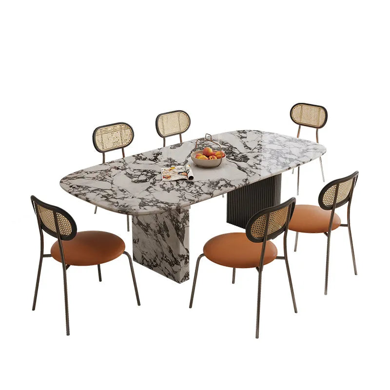 Marmormatbord Lyxig – Rektangulärt Kräm Design