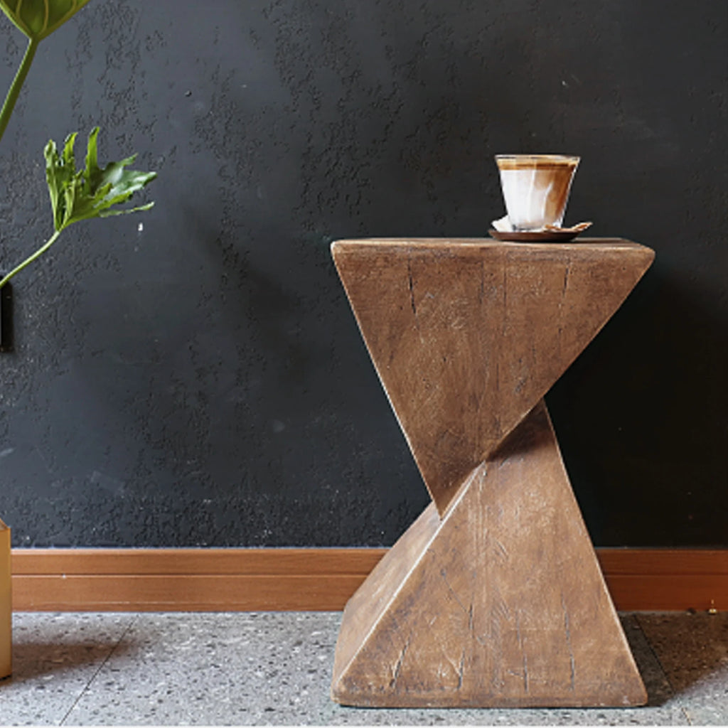 Sidobord Betong-look – Geometrisk Inomhus & Utomhus