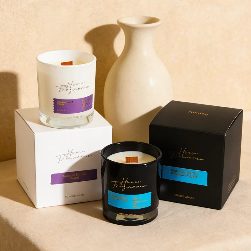 Doftljus Jul Passionsfrukt & Viol Sojvax – Avkoppling & Stressrelief