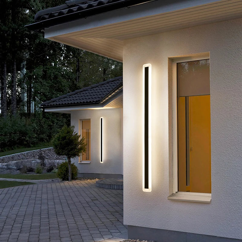 Utomhus Vägglampa Minimalist Rand – IP65 Veranda