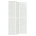 Vidaxl Shoji 3-Panelers Rumsavdelare 120×170 cm Granträ – Japansk Rispapper