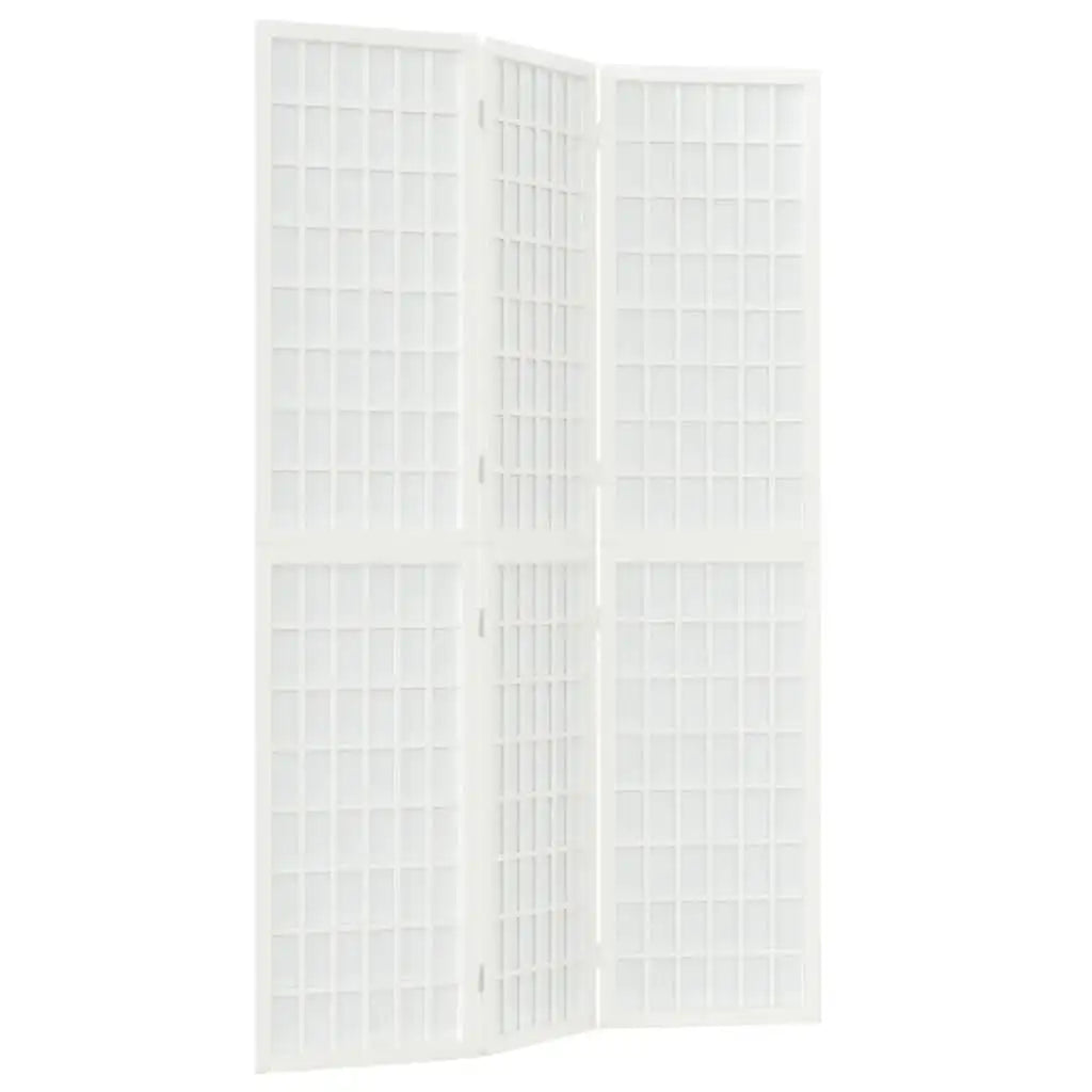 Vidaxl Shoji 3-Panelers Rumsavdelare 120×170 cm Granträ – Japansk Rispapper