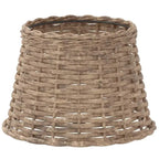 Wickerlampskärm Brun Ø25×17 cm – Naturlig Rattanfläta Bohemisk