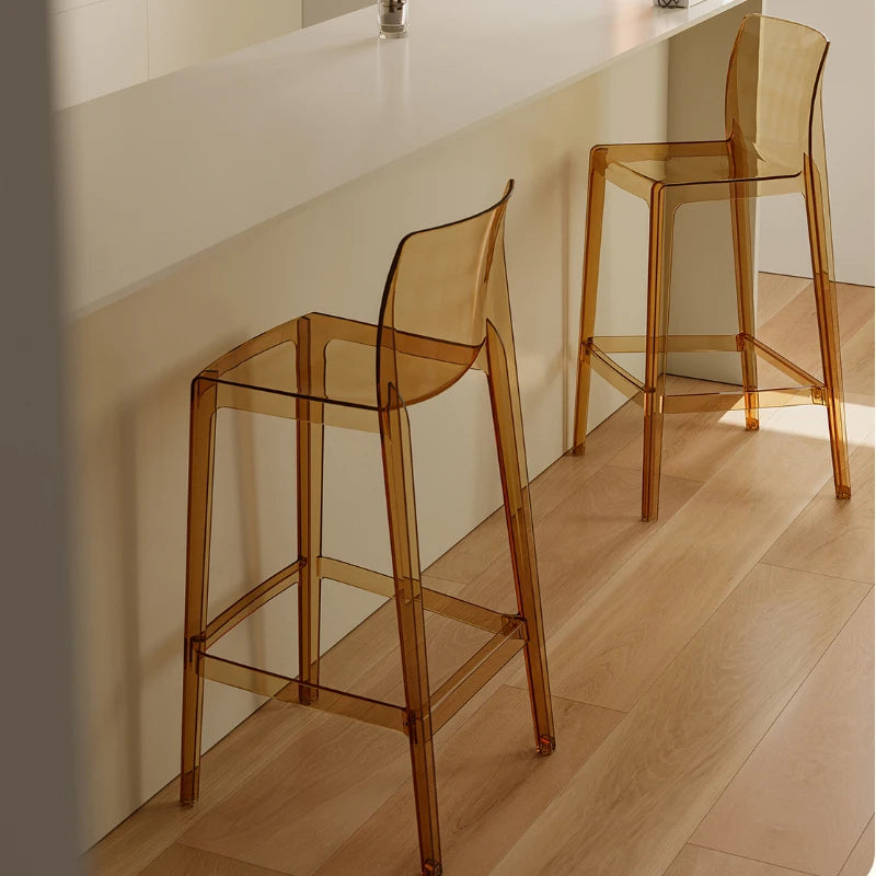Transparent Akryl Barpall – Skandinavisk Stil
