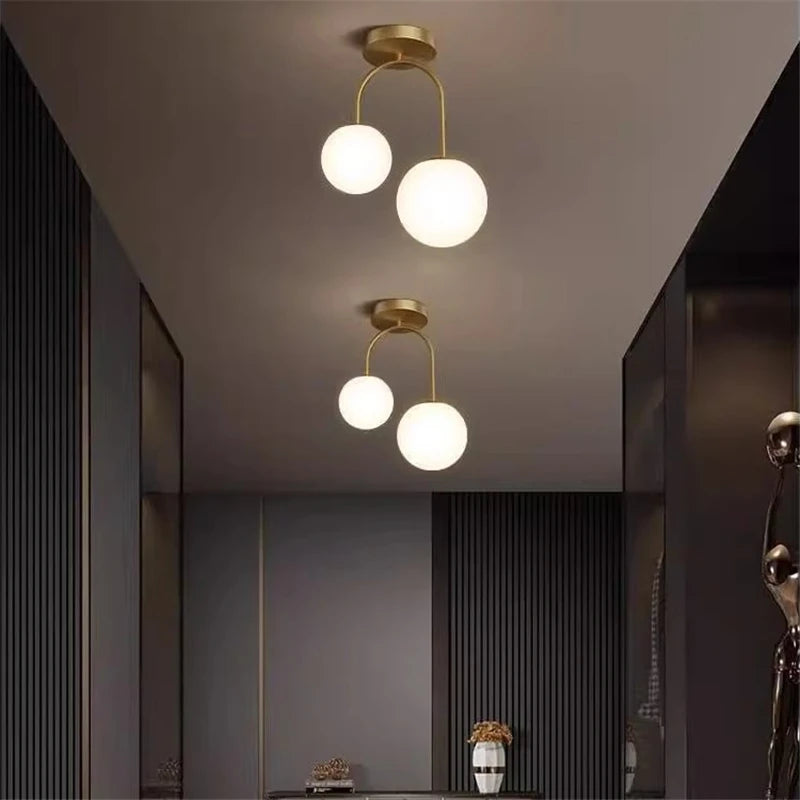 Nordisk Glasglob Hänglampa LED – Restaurant, Bar & Vardagsrum