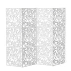 12-Pack Hängande Rumsavdelare PVC 40×40 cm – Fjäril Blomma Genombruten Paneler