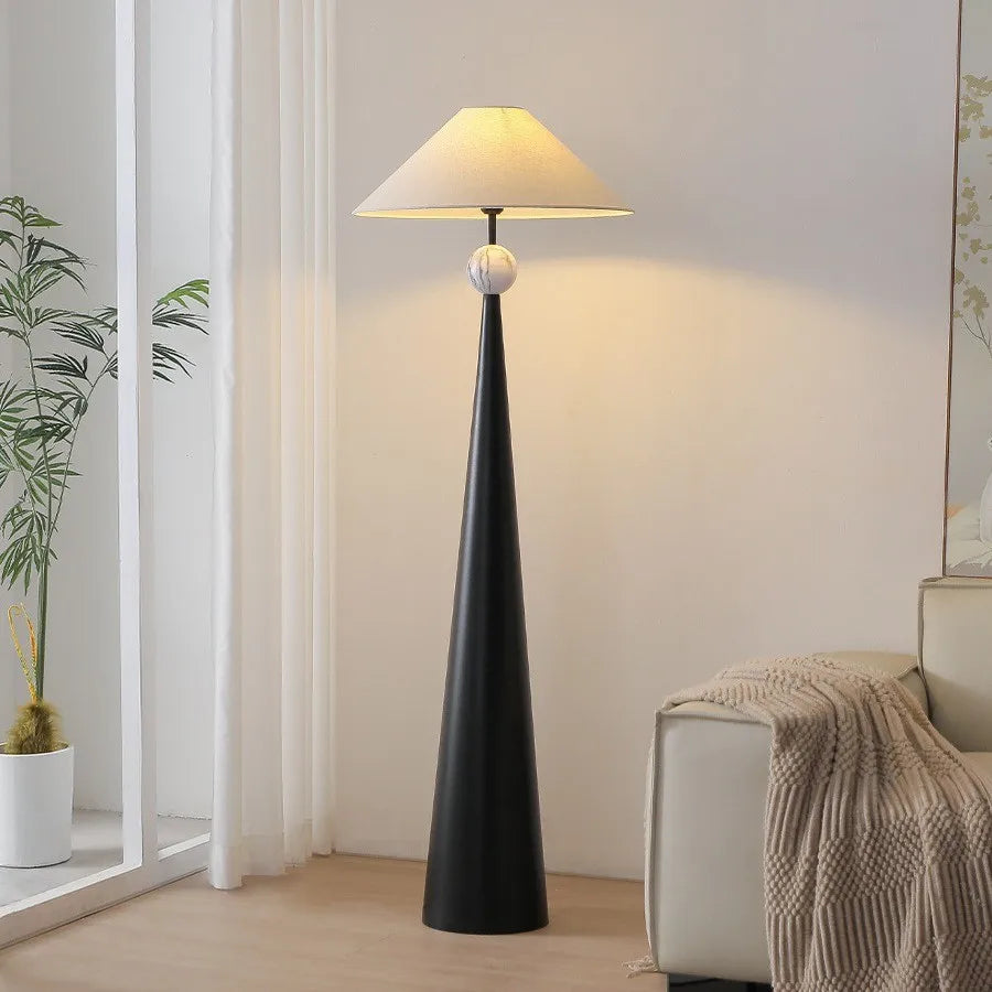 Wabi-Sabi Japansk Golvlampa – Zen & Retro Tyg