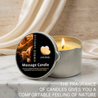 Massageolja Doftljus Amber & Vanilj 60ml – Sojvax Fuktgivande Jul Present