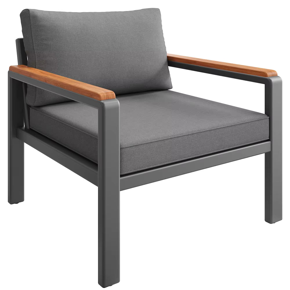 Modulärt Loungeset – Soffgrupp & Träbord