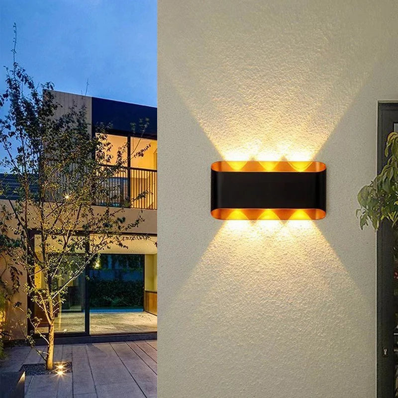 Utomhus Aluminium LED Vägglampa 10W IP65 – Balkong