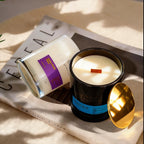 Doftljus Jul Passionsfrukt & Viol Sojvax – Avkoppling & Stressrelief