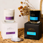 Aromljus Passionsfrukt & Viol Sojvax – Sovrum & Långvarig Hemfragrans
