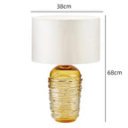 Kreativ Glasbordslampa Grön – Lyxig Hotell & Villa E27
