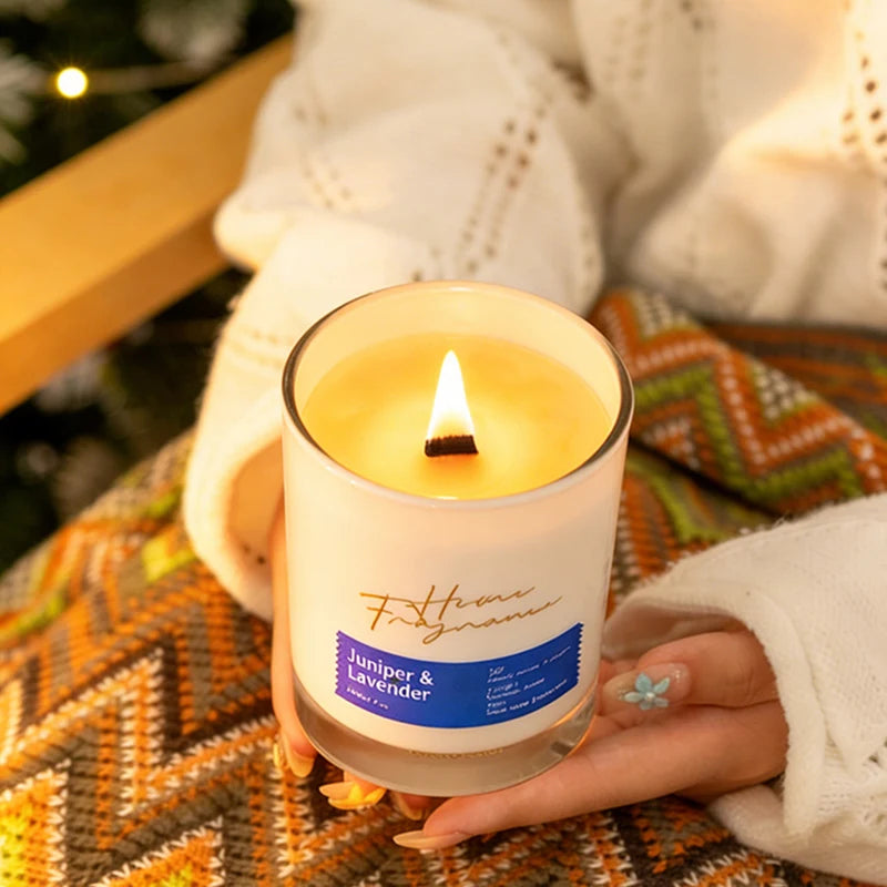 Doftljus Jul Passionsfrukt & Viol Sojvax – Avkoppling & Stressrelief