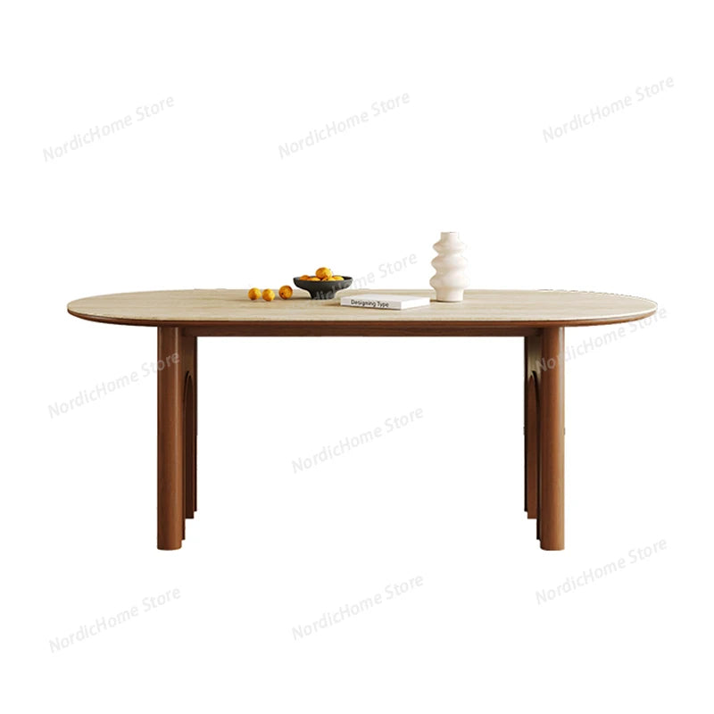 Runt Trämatbord Modern – Designer Kök & Terrass