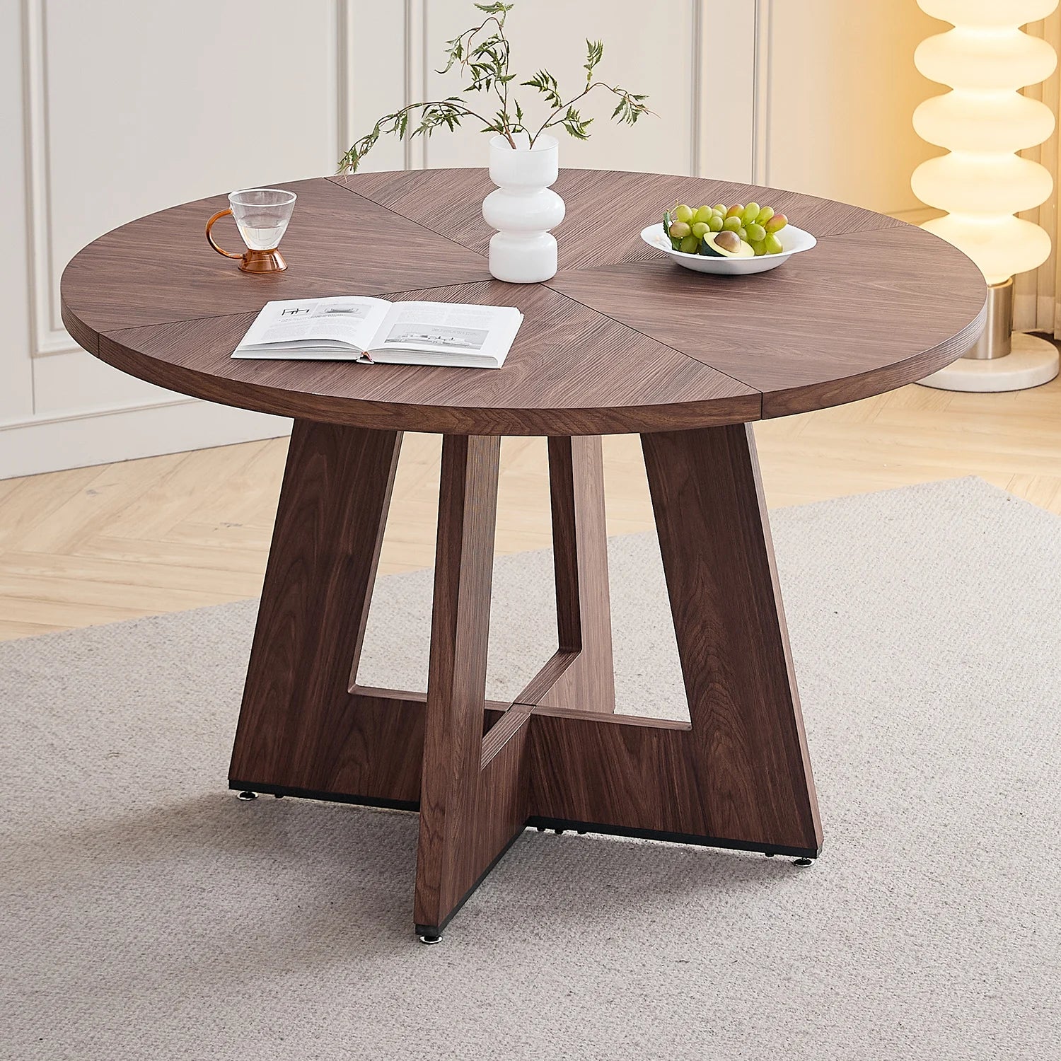 Runt Matbord 120 cm – 4-6 Pers, Kök & Matsal