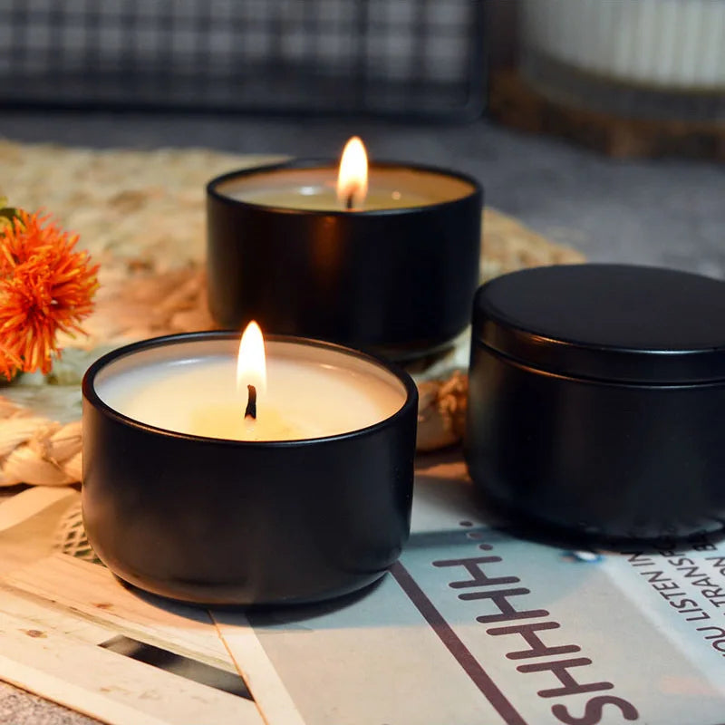 4-Pack Citronella Myggavvisande Aromljus – Portabelt Reseplåt Utomhus