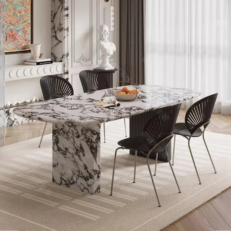 Marmormatbord Lyxig – Rektangulärt Kräm Design