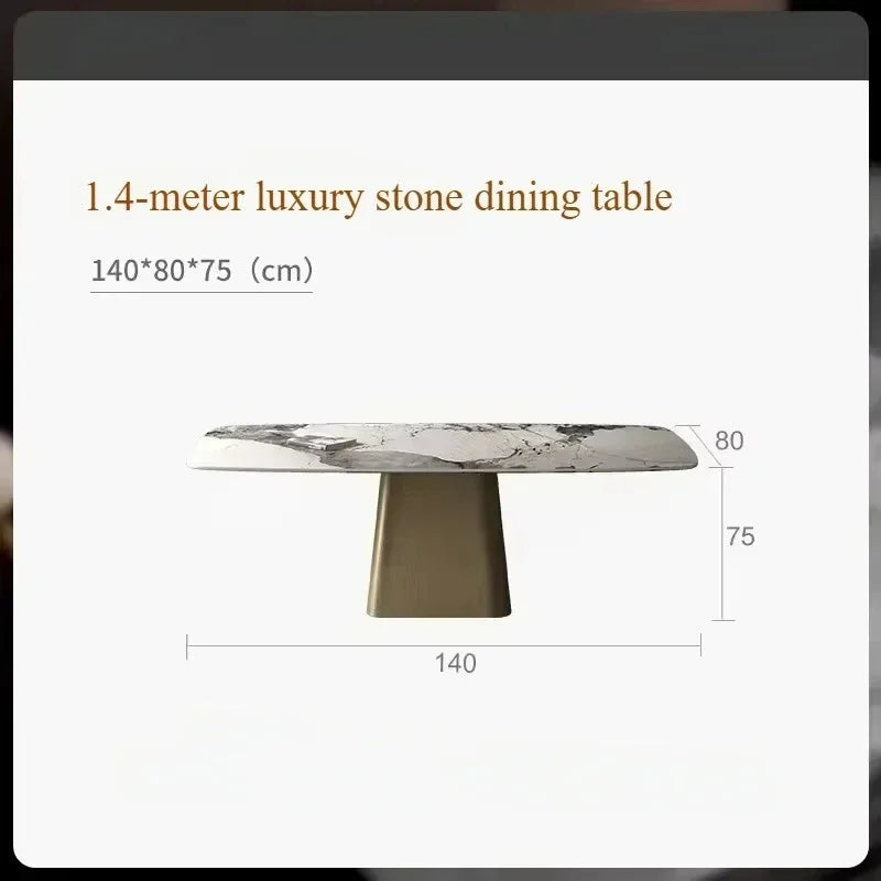 Keramik & Marmor Matbord Utdragbart – Lyxig Designer