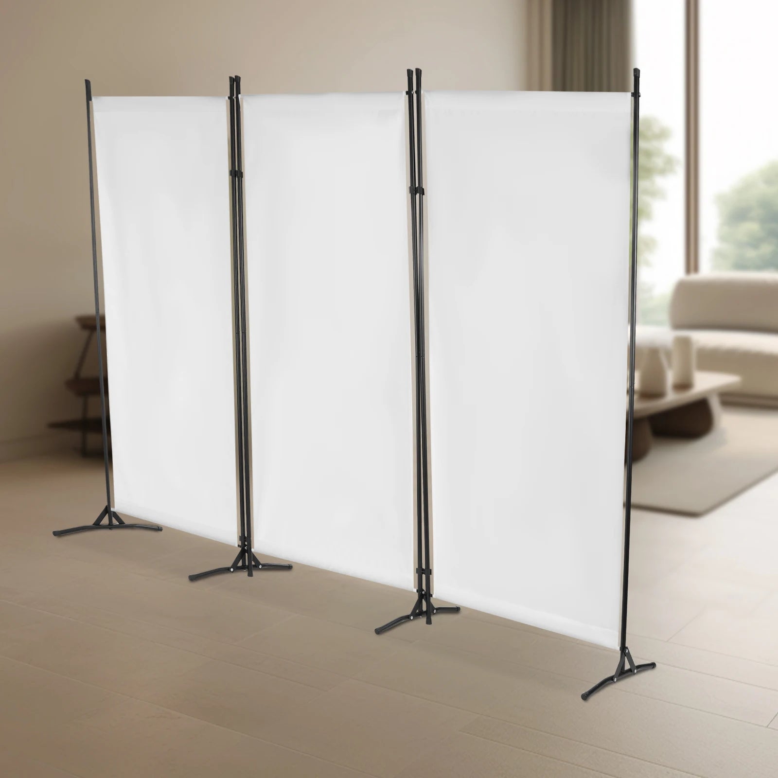 Vikbar Hög Privacy Rumsavdelare 2,6×1,8 m – Portabel Hemkontor, Sovrum & Dorm